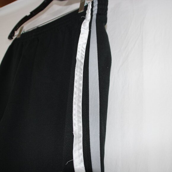 Nike Vtg 90s Basketball Shorts Men's XL Black with gray and white stripes Retro - Picture 5 of 7